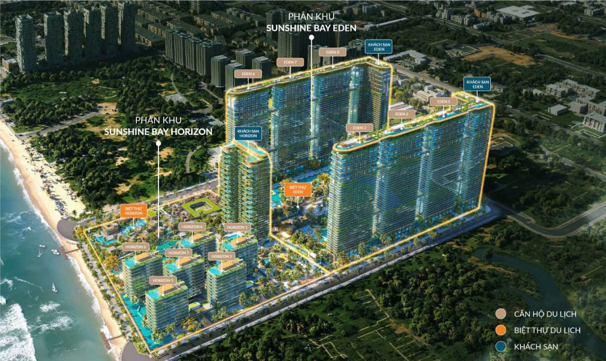 Mặt bằng tổng thể Sunshine Bay Eden